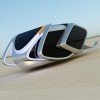 Futuristic flying vehicle